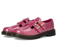 Dr. Martens Chaussures plates Mary Jane 8065 Y (grand enfant) pour fille, Fuchsia/argenté/doré pailleté, 6 Big Kid