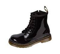 Dr. Martens Delaney, Boots mixte enfant - Noir (Black Patent Lamper) - 29 EU ( 11 UK )