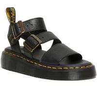 DR MARTENS Dr. Martens Black Gryphon Quad Pisa Leather Sandals