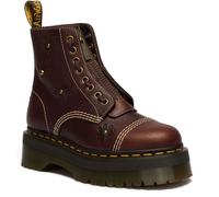 DR MARTENS Dr. Martens Brown Sinclair Flower Grizzly 8 Eye Boots