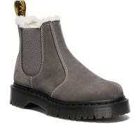 DR MARTENS Dr. Martens Grey 2976 Bex Fl Milled Nubuck Shoes
