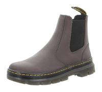 Dr. Martens Embury Gunmetal Saddleback Platform pour Homme, 40 EU, Noir, 40 EU