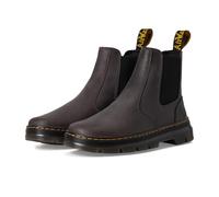 Dr. Martens Embury Gunmetal Saddleback Platform pour Homme, 42 EU, Noir, 42 EU