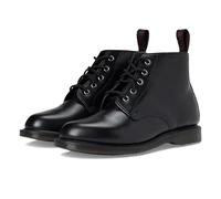 Dr. Martens Emmeline Bottes à lacets en cuir pour femme, Noir poli lisse, 39 EU
