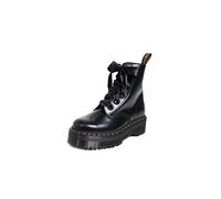 DR MARTENS Femme 6 Eye Boot, Noir, 36 EU