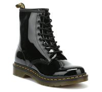 Dr. Martens Femme Botte à lacets en cuir verni noir