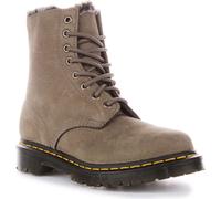 Dr. Martens Femme Botte à lacets grise