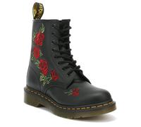 DR MARTENS Femme 8 Eye Boot, Noir Black Black, 37 EU