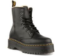 Dr. Martens Femme Bottes bovver, Noir/argenté, 40 EU