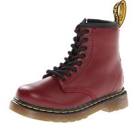 Dr. Martens Garçon Brooklee Shoes, Rosso Cherry Red, 25 EU