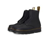 Dr. Martens Homme Zebzag Laceless Black Wyoming Plateforme, Noir, 43 EU