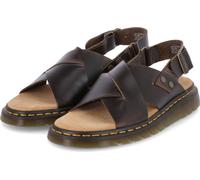 Dr. Martens Hommes Sandales ZANE Marron foncé Cuir lisse Taille : 48