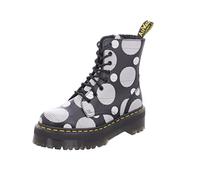 Dr. Martens Bottines JADON POLK cuir noir lacets imprimé pois et rayures 38
