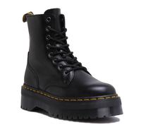 Dr Martens Jadon Unisex Bottes Cheville Verni Cuir Noir À Lacets Taille UK 3-11