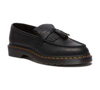Dr. Martens Mocassins Adrian Cuir coutures jaunes unisexes Noir Taille 8 Femme/7 Homme