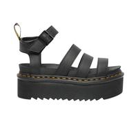 Dr. Martens - Mules compensées Zebrilus Platform - Femme - Chaussures - Noir - Taille: 40 EU
