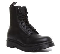 DR MARTENS Pascal 8 Eye Lacet Virginia Coeur Pour Femmes en Noir Taille UK 3 - 9