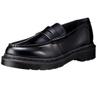 Dr. Martens Penton 84 Mocassins unisexes Noir poli lisse Noir UK, Noir, 8 US Women/7 US Men