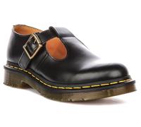 Dr Martens Polley Cuir Mary Jane Slip-On Femmes Ballerines En Noir EU 36-42