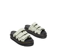 Dr. Martens Sandales à enfiler Everyday Wear pour femme, Daim vert sauge, 41 EU