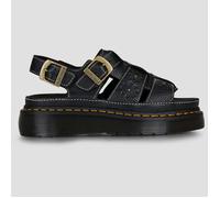 Dr. Martens Sandales compensées Wrenlie Sandal Black Grizzly in Noir 37