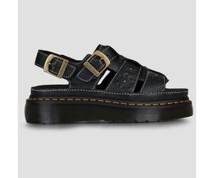Dr. Martens Sandales compensées Wrenlie Sandal Black Grizzly in Noir 39