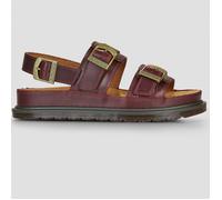 Dr. Martens Sandales plates San Two Strap Sandal Cherry Red Arcadia in Bordeaux 39