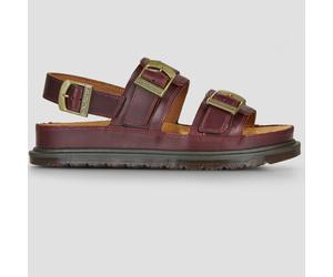 Dr. Martens Sandales plates San Two Strap Sandal Cherry Red Arcadia in Bordeaux 39