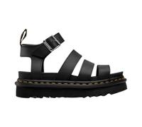 Dr. Martens - Sandalette en Cuir avec Semelle en Caoutchouc - Femme - Chaussures - Noir - Taille: 41 EU