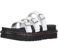 Dr. Martens Slide Sandal, Sandales Plateforme, White Hydro,