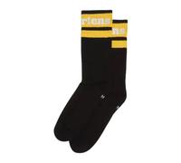 Dr. Martens Chaussettes en mélange de coton avec logo athlétique pour adultes, noir/jaune, taille S/M, noir/jaune, S/M
