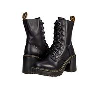 Dr. Martens Women's Lace Fashion Boot, Black Sendal Nappa, 7