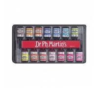 Dr. Ph. Martin's Radiant Concentrated Water Color, 0,5 oz, Set of 14 (Set D)