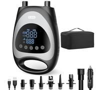 Dr.meter Pompe SUP 2026, batterie 20 psi, rechargeable, portable, avec arrêt automatique, gonflage et dégonflage, 2 lumières LED pour planches SUP, bateaux, kayak, kitesurf