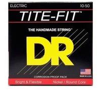 DR MH-10 - Tite-Fit - Nickel Plated, jeu guitare électrique, Medium Plus 10-50