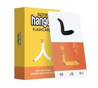 Dr. Moku Hangul Flash Cards - Apprenez l'alphabet coréen rapidement avec des trucs de mémoire - Cartes didactiques