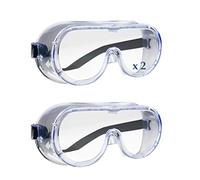 Dr. Mosers Lunettes de protection conformes à la norme EN166 - Anti-buée - Lunettes de sécurité - Transparentes - Résistantes aux rayures - Bandeau flexible (2)