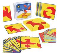Dr. MUYA® Jouet Montessori 3 4 5 Ans, Puzzle en Bois Enfant, Tangram Enfants, Puzzle Cube, Jouets Éducatifs, Jeux Montessori 3 Ans, Jouets en Bois, Cadeau 3-5 Ans Fille Garçon