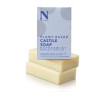 Dr. Natural Castile Bar Soap - Savon solide anti-acné - Polyvalent visage, corps, cheveux - Peau sensible - Menthe poivrée - 2 pcs