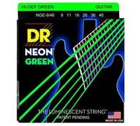 DR NGE946 Neon Lite-Heavy vert - Jeu de cordes guitare électrique 09-46