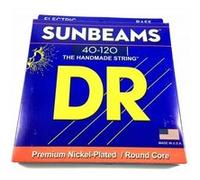 DR NLR5-40 - Sunbeam - Nickel Plated, jeu guitare basse, 5 cordes Light 40-120