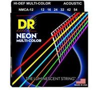 DR Strings - Jeu de cordes pour guitare acoustique - MCA-12 - Multi-Color - Light 12-54