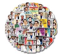 Dr Now Lot de 50 autocollants Docteur imperméables pour ordinateur portable, valise, moto, skateboard, voiture