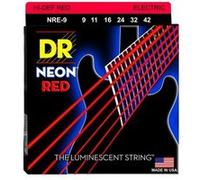 DR NRE-9 - Hi-Def Neon - Red, jeu guitare électrique, Light 9-42 G