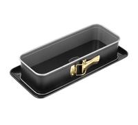 Dr Oetker 1120 Moule À Cake À Charnière, Moule À Gateau, Moule À Brioche, Moule Rectangle À Charnière, Moule À Gâteau Rectangulaire, Moule À Cake 30cm, Moule À Pâtisserie, Acier Inoxydable, Email,