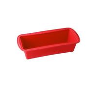 Dr Oetker 1265 Moule silicone, moule a gateau, moule a cake, moule a cake silicone, moule en silicone, moule pain de mie, Silicone, Rouge, 24 x 10 x 7,5 cm