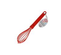 Dr. Oetker 1284 Fouet Cuisine, Petit Fouet Cuisine, Fouet Patisserie, Fouet Patisserie Professionnel, Fouet Cuisine Silicone, Fouet Silicone, Fouet Manuel, Silicone, Rouge, 26 X 5,1 Cm