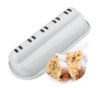 Dr.Oetker 1398 Moule à gâteaux stollen pour Noël, moule à stollen, moule à christstollen, Acier inoxydable, 31 x 15 cm