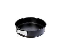 Dr Oetker 1437 Moule à manqué, Moule à charnière, Moule à manqué à charnière, Moule à gâteau, Moule rond, Moule pâtisserie, Acier inoxydable, Noir, 24 cm x 6,5 cm