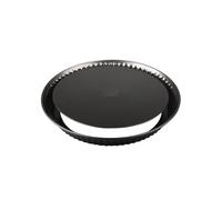 Dr. Oetker 1443 Moule tarte à fond amovible, moule à tarte 26 cm, plat à tarte fond amovible 26 cm, moule a tarte, plat a tarte, moule quiche, Acier, 28 x 4 cm, Noir 16